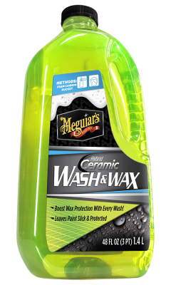 MEGUIARS - Hibrit Seramik Wash & Wax Seramik Özlü Oto Yıkama Şampuanı & Köpüğü